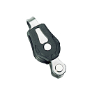 Купить Barton marine 7800111 275kg 5 mm Тройной поворотный шкив с канатной опорой Серебристый Black 20 x 52 mm  7ft.ru в интернет магазине Семь Футов