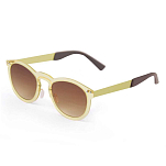 Ocean sunglasses 21.13 поляризованные солнцезащитные очки Ibiza Transparent Gradient Brown Transparent Yellow / Metal Gold Temple/CAT2