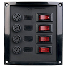 Купить Talamex 14577004 Выключатель Panel 4-предохранители Чернить Черный Black 7ft.ru в интернет магазине Семь Футов