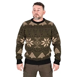 Fox international CFX424 Свитер Festive  Green / Brown 3XL