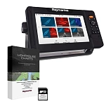 Raymarine e70645-05-med плоттер с датчиком и картографией Element 9HV Lighthouse Mediterranean Black 25x15x10