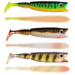 Quantum fishing 3352004 Wackelarsch Мягкая Приманка 90 мм 6 г Многоцветный Stichling