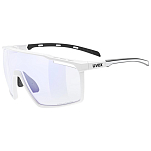 Uvex S5330388803 MTN Perform Variomatic Солнцезащитные Очки Фотохромные White Matt Variomatic Litemirror Blue/CAT1-3