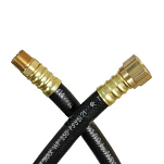 Jr products 342-0731475 LP 1.5 m Шланг подачи газа  Bronze / Black 3/8´´