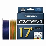 Shimano fishing 143617 Плетёная леска Ocea 17 Plus 300 m Multicolour 15x10x5 169 Lbs