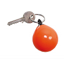 Купить Majoni plastics b.v. 1414425 Цепочка для ключей Груша  Orange / Black 7ft.ru в интернет магазине Семь Футов