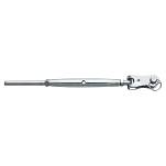 Talamex 09525126 Такелажный винт с переключателем и проволокой Terminal Серебристый Silver 6 mm 