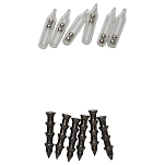 Savage gear 71872 Набор Rattle И Spike Черный  Black / White