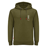 Kumu 007540-00003-00200-00 Толстовка с капюшоном Rising Sun Зеленый Dark Green M