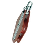 Talamex 65423043 Традиционный блок-ролик Hye Tufnol с поворотным ушком для скрипки Red 12 mm