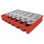Preston innovations P0220089 6 Way Stotz Свинцовый диспенсер S Красный Red