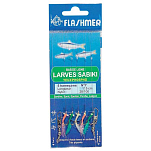 Flashmer PES5 Larves Sabiki Рыболовное Перо Многоцветный Multicolor 5 