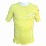 Seland ACMLY-AM-XL Футболка с коротким рукавом Elastan Fina Желтый Yellow XL