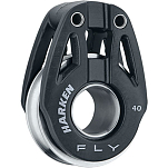 Harken 2173 Fly 40 Mm Шкив Черный  Black / Silver