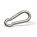 Pike n bass 248510 Карабин Inox 10 Mm Серебристый Silver