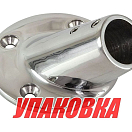 Основание стойки леера 7/8 (22 мм), 45 град, круглое (упаковка из 10 шт.) Kofuku 66014_Kof_pkg_10