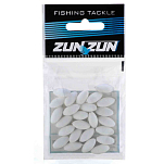 ZunZun 064258 Bobber Oval Пробки 25 Единицы Белая Blue Lumi