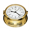 Купить Часы-иллюминатор кварцевые Barigo Skipper 587MS 180x70мм Ø150 из полированной латуни 7ft.ru в интернет магазине Семь Футов