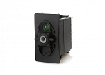 CARLINGTECH VJD1AH0B-00000-000 CARLING SWITCH - Герметичные кулисные переключатели / Цвет света: зеленый