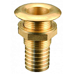 Forniture nautiche italiane 1818473 25 mm Соединение шланга из латуни через корпус Золотистый Bronze 3/4´´ 