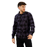 Brandit 4002-28-8XL Рубашка с длинным рукавом Check Серый Black / Grey 8XL