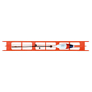 Купить Lineaeffe 7853020/10 Fluorocarbon Multipurpose Rig Крюк Оранжевый Orange 10  7ft.ru в интернет магазине Семь Футов
