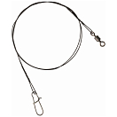 Купить Sert SEPAF1605009 7 Strand Trace+Swivel+Snap Link линия Серебристый Silver 7 kg  7ft.ru в интернет магазине Семь Футов