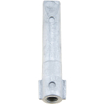 Recmar REC62Y-11325-00AL Алюминиевый анод Серебристый Grey 100 x 135 mm 