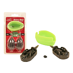 Carp expert 58706060 Heavy Duty Method Feeder Go Green Устройство подачи+форма Бесцветный Light Green / Green 70 g