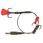 Fox rage FRR027-UNIT связанный крючок Predator Kwik Change Paternoster 30 cm Silver 6