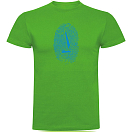 Купить Kruskis CA65500283S198 Футболка с коротким рукавом Sailor Fingerprint Зеленый Green M 7ft.ru в интернет магазине Семь Футов