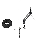 Купить Glomex GLOSGV80SBBK Supergain Crow VHF Antenna Черный  Black 7ft.ru в интернет магазине Семь Футов