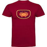 Kruskis CA655005116C075 Футболка с коротким рукавом Fresh Crab Красный Dark Red 2XL