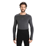 Icebreaker IB0A56HHXL Базовый слой с длинным рукавом 260 ZoneKnit™ Merino Серый Jet Heather / Black / Metro H XL