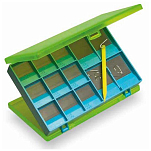 Stonfo 259S Коробка для снастей с двойным магнитом  Green 14.7 x 9.1 x 2 cm 