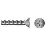 Seachoice 50-59648 Phillips Винт с плоской головкой M/S 2 Единицы Серебристый Silver 1/4-20 x 21/2´´ 