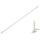 Купить Glomex GLOSGV140WH Supergain Capri VHF Fiberglass Antenna Белая White 7ft.ru в интернет магазине Семь Футов