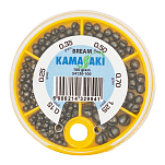 Kamasaki 54130100 Competition Brema Gold Star Ассортимент свинцов Split Shot Золотистый Black 0.15-0.25-0.35-0.5-0.7-1.25 g