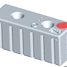 Horizontal rigid modular tank drinkable water 343l, 52.194.82