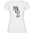 Купить Kruskis 11502102xlk211 Женская футболка с коротким рукавом Seahorse Tribal White 30x25x2 7ft.ru в интернет магазине Семь Футов