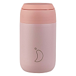 Chilly C340S2BPNK Coffee Mug Series 2 340ml Термос из нержавеющей стали Бесцветный Pink
