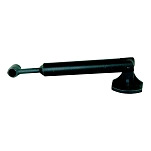 Jr products 342-70555 Пластиковая стойка для дверцы шкафа Серебристый Black 158.75-139.7 mm