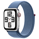 Apple MRGQ3QL/A Watch SE GPS + Cellular 40 mm Sport Loop  Silver