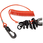 Seachoice 50-11671 Сменный ремешок для катушки Оранжевый Black with 7 Key for Kill Switch 