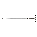 Mikado HD02W-11-1/0 Stinger PH Tungsten Clip Связанные Крючки 11 см Черный Black 1/0 