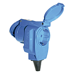 Talamex 14504011 Коннектор CEE/RA Голубой  Blue