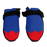 Freedog FD6000074 Неопреновые сапоги Set 4 Единицы Голубой Blue / Red / Black M