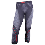 UYN U100045-G974-XXL 3/4-дюймовые базовые штаны Evolutyon Серый Charcoal / White / Red 2XL