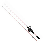 Daiwa SETCAST24 Procaster+PR100L Комбо для мультипликатора Красный Black / Red 1.98 m 