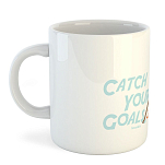 Kruskis 42611C157 Catch Your Goals Кружка 325ml Белая  White
